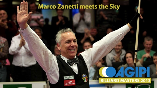 Agipi Billiard Masters - Marco Zanetti poprvé vítězem