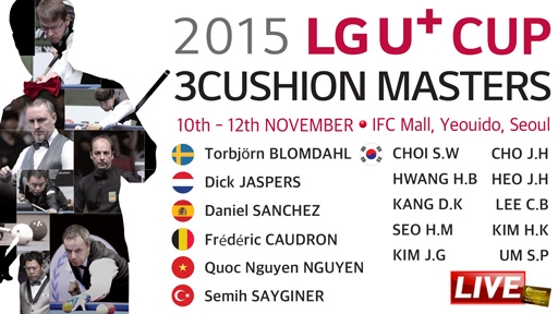 LG U-Plus Cup 3-Cushion Masters